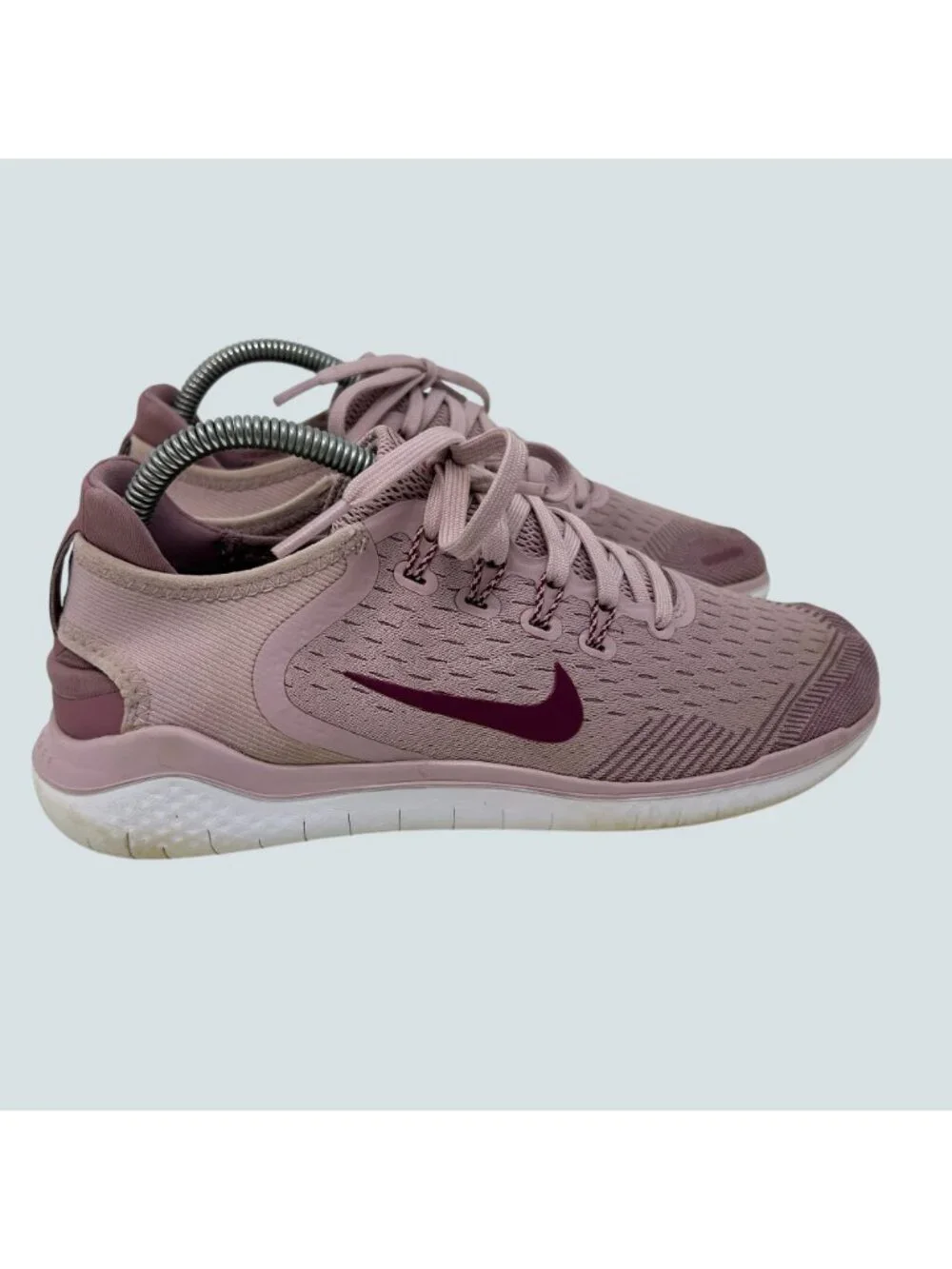 Nike Free RN 2018 Women's 8.5 Plum Chalk True Berry Running Shoes 942837-500